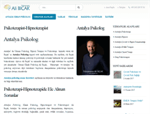 Tablet Screenshot of alibicak.com